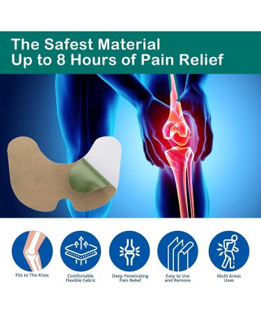 AOSORW Pain Relief Patches 24 Count - Natural Herbal Heat Patches for Knee, Shoulder, Neck - Long Lasting Relief for Muscle and Joint Pains - Buy Online on GoSupps.com