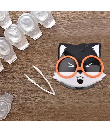 Begel Contact Lens Case - Portable Cartoon Storage Box for Travel | Squirrel Design Organizes Daily Wear | Ideal for International Shipping - Buy Online on GoSupps.com