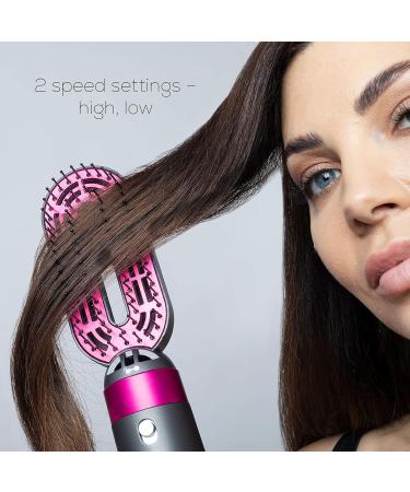 Envie Beauty 3-in-1 Hair Curler, Straightener & Dryer | Adjustable Combs & Heat Settings - Black - Buy Online on GoSupps.com