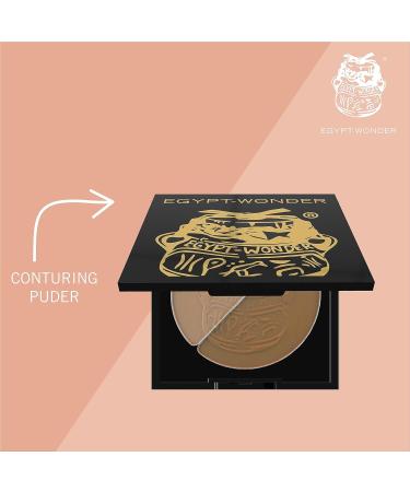 EGYPT-WONDER Compact Single Duo - Natural Tan & Matte Finish Face Powder (10g) | International Shipping Available - Buy Online on GoSupps.com