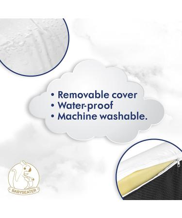 Babyseater Bed Rails for Kids - Non-Slip, Water-Resistant Foam with Machine Washable Cover - Bed Guard Rail and Bumper for Side Bed Safety - Buy Online on GoSupps.com