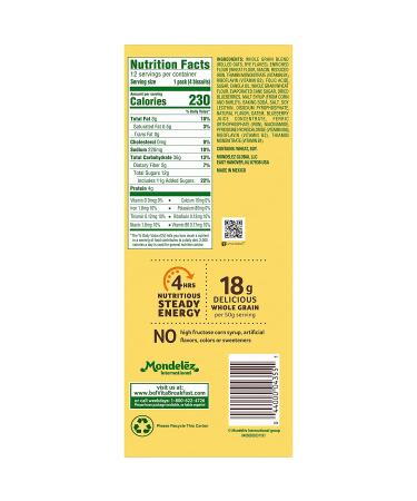 belVita Blueberry Breakfast Biscuits - 12 Packs (4 Biscuits Per Pack) - Buy Online on GoSupps.com
