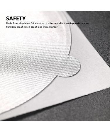 Fabater Couvercles en Aluminium pour Dosettes R utilisables 50 Pi ces Joints pour Dosettes de caf Couvercle en Aluminium pour Capsules de caf Expresso (100mm) - Buy Online on GoSupps.com