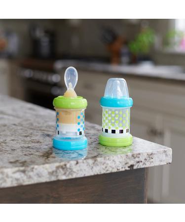 Sassy Baby Food Nurser 4+ Months - 2 Pack, 4 oz (118 ml) | Easy Feeding Solution - Buy Online on GoSupps.com