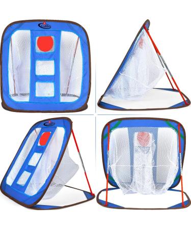 Gagalileo Pop Up Golf Chipping Net - Collapsible 24x28 Target with 12 Foam Balls (Noble Blue) - Buy Online on GoSupps.com