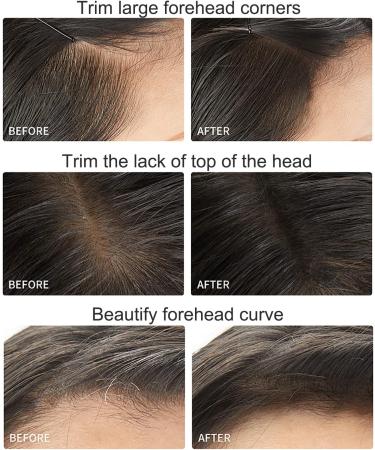 Maigoole Hairline Shadow Powder Hairline Contouring Shadow Powder Waterproof Janenisa Hair Powder Natural Shade Hairline Powder Hairline Powder Stick for Cover Gray Hair Root Black+Brown - Buy Online on GoSupps.com