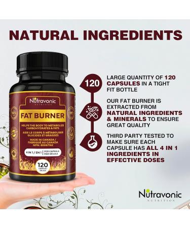New! Nutravonic Thermogenic Fat Burner. 4 Potent Ingredients Formulated To Metabolize Carbohydrates & Fats. Appetite Suppressant Helps To Increase Satiety. Weight Loss Pills for Women & Men. Keto Diet Friendly. Ingredients include Garcinia Cambogia Green  - Buy Online on GoSupps.com