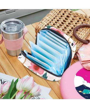 Portable Women's Menstrual Cup Bags | Cute Feminine Insert Bags for Teens | Pink Flower & Corgi Dog Patterns | Shop Now! - Buy Online on GoSupps.com