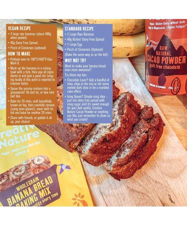 Creative Nature Vegan Cake Mixes Variety Pack - 6 Assorted Gluten Free Baking Mixes - Top 14 Allergen Free - Nut Free Dairy Free - 6 Count Pack - (1 Pack) - Buy Online on GoSupps.com
