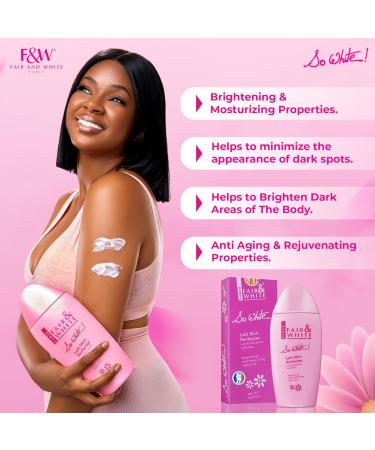 FAIR & WHITE So White Skin Brightening Lotion - 500 ml | Daily Moisturizing Body Lotion - International Shipping Available - Buy Online on GoSupps.com