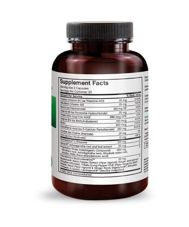 FutureBiotics Stressassist L-Theanine Complex - 60 Veg Capsules for Stress Relief - Buy Online on GoSupps.com
