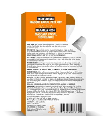 Buy Galaxy Orange Neon Peel Off Facial Mask with CoQ10 - Refreshing Skincare | 1.76 oz - International Shipping Available - Buy Online on GoSupps.com