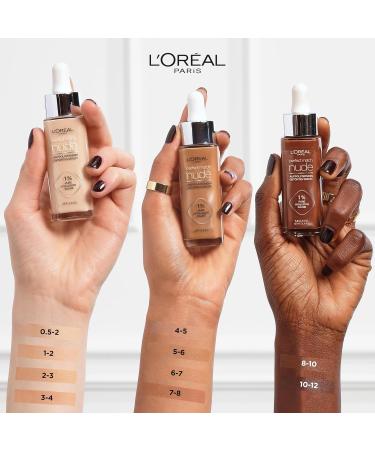 L'Or al Paris Tinted Serum - Nourishing Liquid Foundation with Hyaluronic Acid | Perfect Match No. 4-5 Medium (30 ml) - International Shipping Available - Buy Online on GoSupps.com