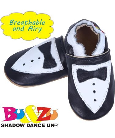 Shadow Dance UK Baby Shoes | Soft Sole Toddler Shoes for Boys & Girls | Leather Winter Booties 18-24 Months - Bowtiebaby - Buy Online on GoSupps.com