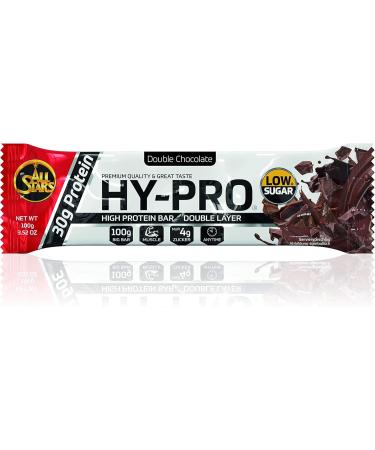Buy All Stars Hy-Pro BIG BAR Double Chocolate - 24-Pack (24 x 100g) | International Shipping Available - Buy Online on GoSupps.com