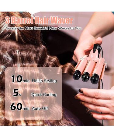 5-in-1 Curling Wand Iron Set | Interchangeable Ceramic Barrels for Long & Short Hair | LCD Display Curls & Waves - International Shipping Available - Buy Online on GoSupps.com
