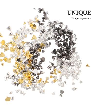  BIUDECO 2 Dozen Boxes of Punk Nail Charms Mini Decorative Metal Rivets for Nail Art Versatile Accessories for Creative Personalization and Gothic Style - Buy Online on GoSupps.com