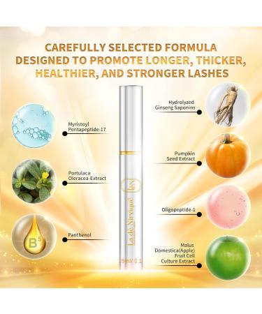Eye Lash Babe Serum for Rapid Lash & Eyebrow Growth - La de Nirvique | Irritation-Free Advanced Formula - Buy Online on GoSupps.com