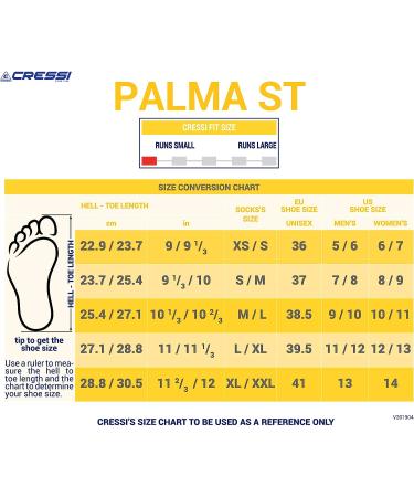 Premium 3mm Neoprene Diving Socks - Small-Medium Black | PALMA ST by Cressi - Buy Online on GoSupps.com