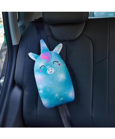Beinou Unicorn Seatbelt Strap Cover & Pillow for Kids - Green | Head & Shoulder Support Cushion for Boys & Girls | Car Seat Belt Harness Pads for Travel - Buy Online on GoSupps.com