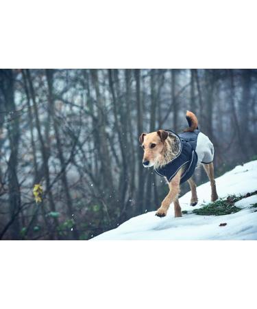 Shop HUNTER Uppsala Extreme Dog Coat - Winter Water-Repellent & Reflective | Size 65 Black/Grey - International Shipping! - Buy Online on GoSupps.com