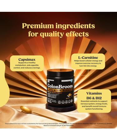 ColonBroom Premium Powder Supplement (Strawberry) - Colon Broom Psyllium Husk Fiber Powder Drink - Gluten Free Non-GMO Colon Cleanse for Bloating Relief & Gut Health 50 Servings 11.41 Ounce (Pack of 1) - Buy Online on GoSupps.com