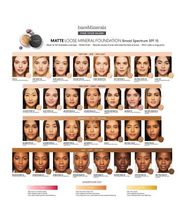 bareMinerals Matte Foundation SPF 15 - Neutral Ivory 06 (0.21 oz) | Mineral Makeup for Natural Coverage - Buy Online on GoSupps.com