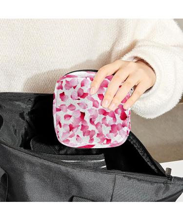 GIAPB Pink Petals Period Storage & Travel Bag - Sanitary Napkin Pouch & Makeup Organizer - Buy Online on GoSupps.com