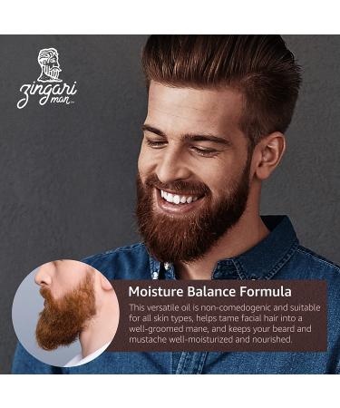 Zingari Man The Master Beard Elixir | Natural Conditioning & Softening Grooming Oil Nourish Beards & Skin 2 fl oz Citrus Vanilla Tarragon - Buy Online on GoSupps.com