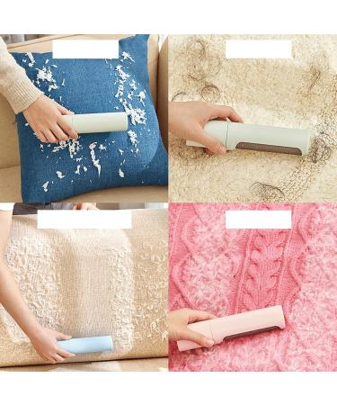 Pet Grooming Comb & Hair Remover - Portable Dog Brush & Lint Roller for Clothes - Power-Free Fuzz Shaver - White - Buy Online on GoSupps.com