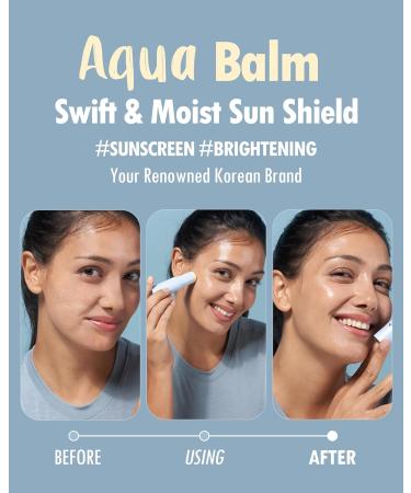 KAHI Aqua Balm Stick | Lightweight Korean Multi Balm & Sun Stick | Moisturizing Skin Balm & Sun Defense | Brightening Beauty Balm (0.32 fl oz - Buy Online on GoSupps.com