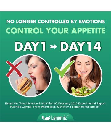 Lanomiz 14DAY Appetit & Craving Control Gut Health Complex Featuring Delayed-Release Probiotics & White Kidney Bean Extract 5-HTP 60 Capsules - Buy Online on GoSupps.com
