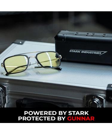 Gunnar Men's Stark Industries Blue Light Blocking Glasses - Amber (Pack of 1) | International Shipping Available - Buy Online on GoSupps.com