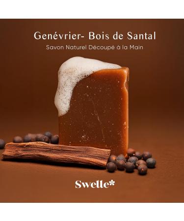 Savon au Goudron de Gen vrier & Huile de Bois de Santal Nettoyage Profond Peau Saine & quilibr e Pour Visage Corps & Cheveux Naturel Sans Parab nes Id al pour Hommes & Femmes 140 g (Lot de 1) - Buy Online on GoSupps.com