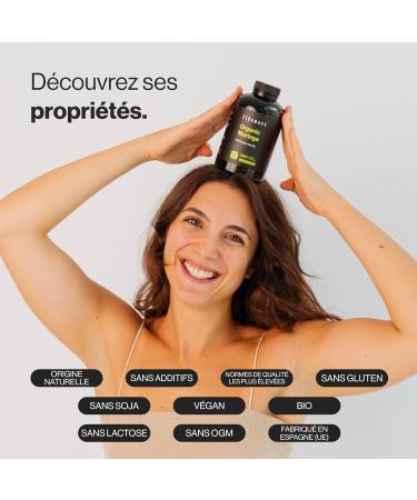 Moringa Organic Capsules 1800mg - 260 Vegan Capsules - Organic Moringa Oleifera Leaf Supplement Protein Source Amino Acids Multivitamins and Minerals Pure & Strong - Buy Online on GoSupps.com