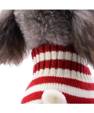 Buy Hrttsy Christmas Dog Sweater | Warm Winter Coat for Small & Medium Dogs | Cute Santa Costume for Pets - Buy Online on GoSupps.com