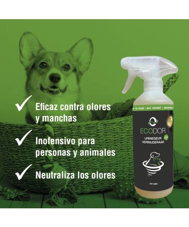 Buy Ecodor UF2000 4Pets Urine Odor Neutralizers Duo Pack (2x 500ml) - 100% Organic Powerful Formula for Dogs Cats & Small Animals - Buy Online on GoSupps.com