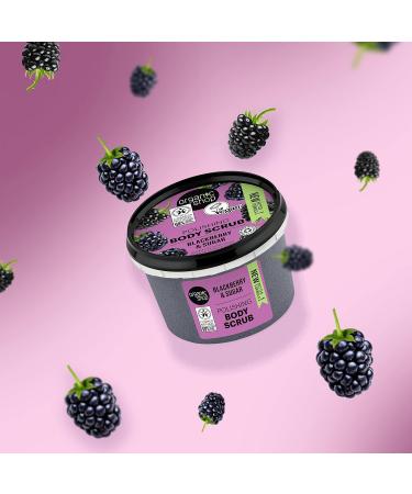 Organic Shop Blackberry Body Scrub - 250ml | Exfoliating & Nourishing - Buy Online on GoSupps.com