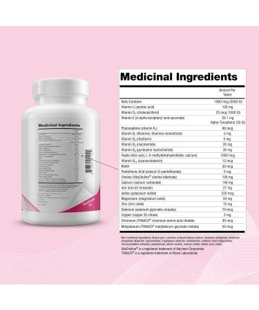 TheraNatal Core Preconception Prenatal Vitamin & Mineral Supplement (90 Day Supply) | Core Nutrients for Women Before Conception - Buy Online on GoSupps.com