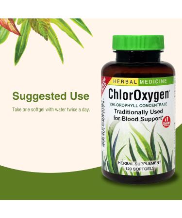 Herbs Etc. ChlorOxygen & Lung Tonic Chlorophyll & Herbal Lung Support for Blood Oxygen Energy Breathing & Bronchial Health with Mullein Horehound & Grindelia 240 Softgels - Buy Online on GoSupps.com