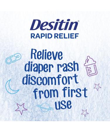 Desitin Rapid Relief Diaper Rash Cream - 2oz Tube | Fast Soothing & Protection | International Shipping Available - Buy Online on GoSupps.com