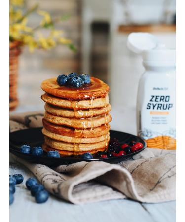 BioTechUSA Zero Syrup Sugar & Fat Free Sweetener Syrup 320 ml Strawberry - Buy Online on GoSupps.com