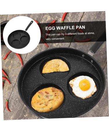 Milisten 2 Pcs Omelet Pan Induction Cooker Pan Mini Skillet Egg Frying Pan Breakfast Skillet Pan Heart Shaped Kitchenware Ceramic Bakeware Omelette Pan 3 Egg Burger Plate Multifunction Iron 39X22X3cmx2pcs Blackx2pcs - Buy Online on GoSupps.com