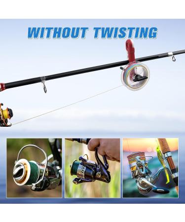 Mini Fishing Line Spooler Portable Winder for Spinning and Baitcast Reels - Red/White - Buy Online on GoSupps.com