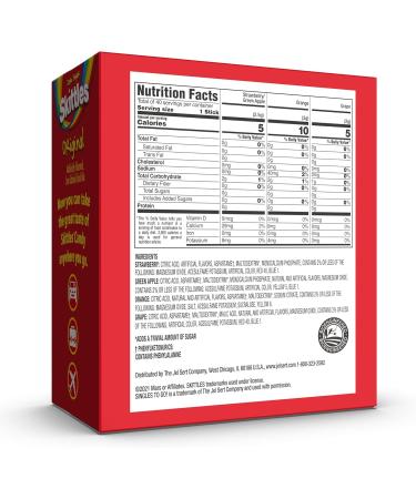 The Jel Sert Company Skittles Singles to Go Drink Mix Variety Pack Sugar Free - 30 Sticks & Skittles Singles To Go Tropical Flavors Variety Pack - Buy Online on GoSupps.com