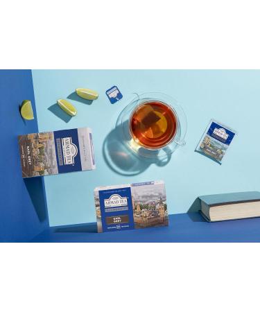 Ahmad Tea Earl Grey - Caffeine-Free Black Tea Bags (100 Individual Aroma-Sealed Bags) - Buy Online on GoSupps.com
