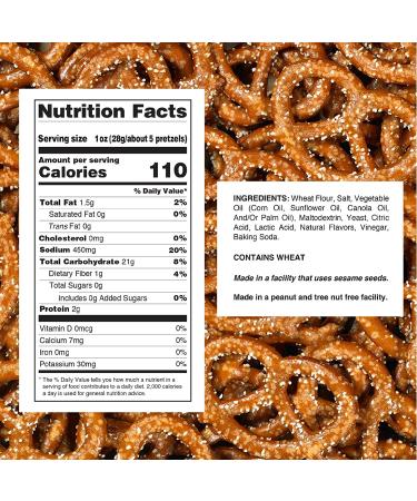 Utz Sourdough Specials Pretzels 63 oz Barrel - Classic Knot with Rich Sourdough Flavor | Resealable Container | Tasty Party Snack | Zero Cholesterol - 3.93 Pound - Buy Online on GoSupps.com