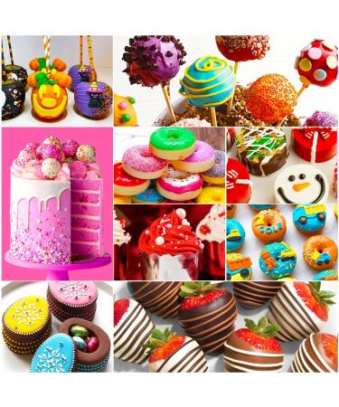 Fat-Soluble Pink Food Coloring - 60ml Oil-Based for Chocolate Cakes Baking & Macarons | Concentrated for Buttercream Fondant & Torten Deko - Buy Online on GoSupps.com