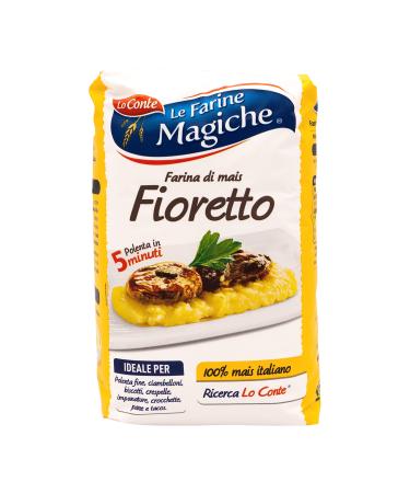 Lo Conte Le Farine Magiche Flour Farina Di Mais Fioretto Corn Flour for Polenta 1kg