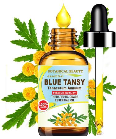 Botanical Beauty Blue Tansy Essential Oil Tanacetum Annuum 100% Pure Therapeutic Grade for Irritated Skin Acne Dried and Damaged Skin Aromatherapy. 0.33 Fl.oz.- 10 ml - Buy Online on GoSupps.com